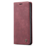 CASEME 013 Series Phone Case for Samsung Galaxy A54 5G PU Leather Case Wallet Stand Shockproof Cover