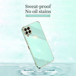 XINLI Phone Case for Samsung Galaxy M33 5G (Global Version), Electroplating Golden Edge Back Protector TPU Cover