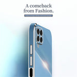 XINLI Phone Case for Samsung Galaxy M33 5G (Global Version), Electroplating Golden Edge Back Protector TPU Cover