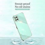 XINLI Phone Case for Samsung Galaxy A22 4G (EU Version), Shock-absorbing Electroplating Golden Edge TPU Protective Cover