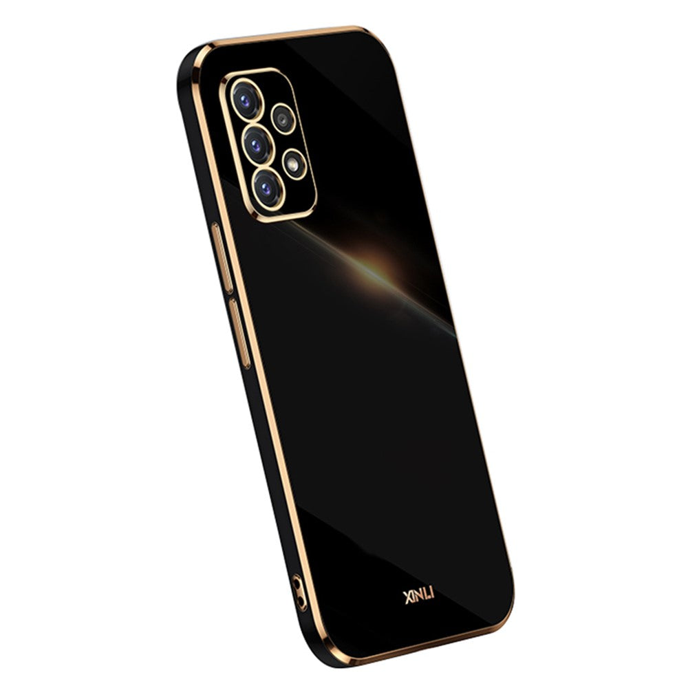 XINLI Phone Case For Samsung Galaxy A32 4G (EU Version) Electroplating Shockproof TPU Mobile Phone Back Cover