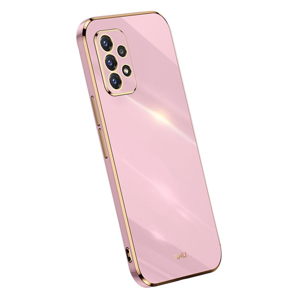 XINLI Phone Case For Samsung Galaxy A32 4G (EU Version) Electroplating Shockproof TPU Mobile Phone Back Cover