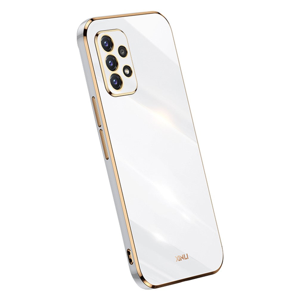 XINLI Phone Case For Samsung Galaxy A32 4G (EU Version) Electroplating Shockproof TPU Mobile Phone Back Cover