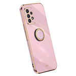 XINLI Slankt Telefoncover med Støtteben til Samsung Galaxy A32 4G (EU Version), Galvaniseret Anti-fald Beskyttende Telefoncover