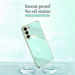XINLI For Samsung Galaxy S22 5G Protective Cell Phone Cover Drop-proof Electroplating Non-slip TPU Phone Case