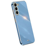 XINLI For Samsung Galaxy S22 5G Protective Cell Phone Cover Drop-proof Electroplating Non-slip TPU Phone Case