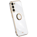 XINLI Phone Case For Samsung Galaxy S22+ 5G, Protective Back Cover Electroplating Shell Kickstand