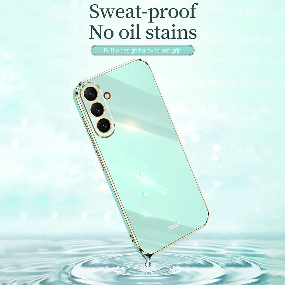 XINLI Beskyttende bagcover til Samsung Galaxy A54 5G, galvaniseret TPU ridsefast telefoncover