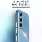 XINLI Beskyttende bagcover til Samsung Galaxy A54 5G, galvaniseret TPU ridsefast telefoncover