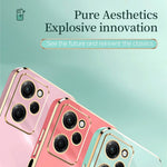 XINLI For Xiaomi Poco X5 Pro 5G / Redmi Note 12 Pro Speed 5G Electroplating Golden Edge Phone Case Flexible TPU Anti-drop Cover