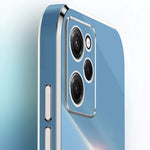 XINLI For Xiaomi Redmi Note 12 Pro Speed 5G / Poco X5 Pro 5G Ring Kickstand Phone Case Electroplating Golden Edge Soft TPU Cover