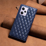 BINFEN COLOR BF Style-16 PU-läderskal för Xiaomi Redmi Note 12 Pro 5G / Note 12 Pro Speed 5G / Poco X5 Pro 5G stativmobilskal korthållare magnetisk stängning mobilskal