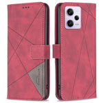 BINFEN COLOR för Xiaomi Redmi Note 12 Pro 5G / Note 12 Pro Speed 5G / Poco X5 Pro 5G Plånboksfodral Magnetiskt spänne Läderfodral mobilstativ