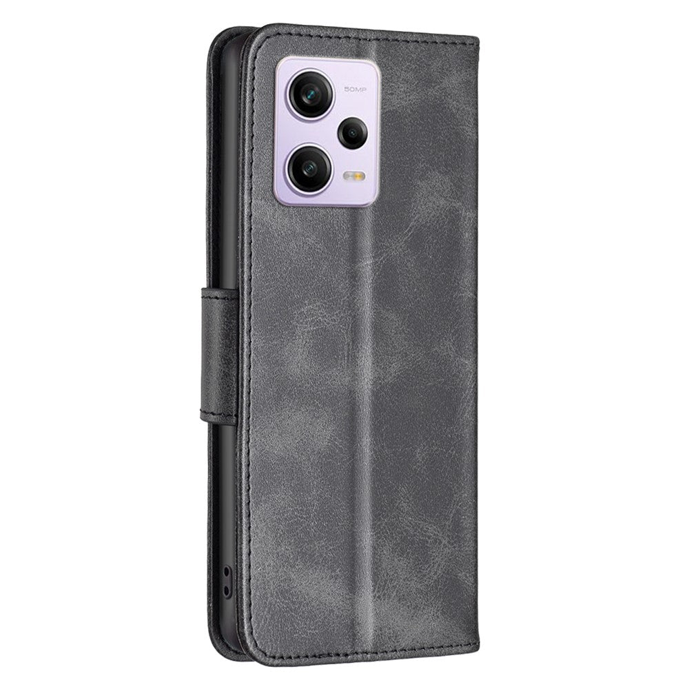 For Xiaomi Redmi Note 12 Pro 5G / Note 12 Pro Speed 5G / Poco X5 Pro 5G Case Smooth Leather Wallet Stand Mobile Phone Cover with Strap