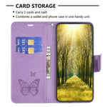 Shockproof Case for Xiaomi Redmi Note 12 Pro 5G / Note 12 Pro Speed 5G / Poco X5 Pro 5G PU Leather Cover Butterfly Imprinted with Strap