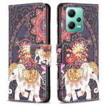 Xiaomi Redmi Note 12 5G (Global) / (Indien) / (Kina) / Poco X5 5G Läderplånboksfodral Mönstertryck Flipfodral