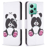 Xiaomi Redmi Note 12 5G (Global) / (Indien) / (Kina) / Poco X5 5G Läderplånboksfodral Mönstertryck Flipfodral