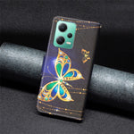 For Xiaomi Redmi Note 12 5G (Global) / (India) / (China) / Poco X5 5G Leather Wallet Phone Case Pattern Printing Flip Stand Cover