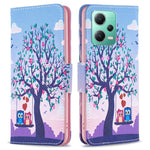 Xiaomi Redmi Note 12 5G (Global) / (Indien) / (Kina) / Poco X5 5G Läderplånboksfodral Mönstertryck Flipfodral