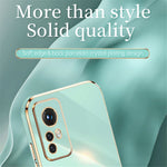 XINLI for Xiaomi 12 Lite 5G Soft TPU Phone Case, Shockproof Electroplating Full Camera Lens Protection Cover