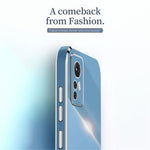 XINLI for Xiaomi 12 Lite 5G Soft TPU Phone Case, Shockproof Electroplating Full Camera Lens Protection Cover