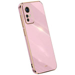 XINLI for Xiaomi 12 Lite 5G Soft TPU Phone Case, Shockproof Electroplating Full Camera Lens Protection Cover