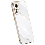 XINLI for Xiaomi 12 Lite 5G Soft TPU Phone Case, Shockproof Electroplating Full Camera Lens Protection Cover