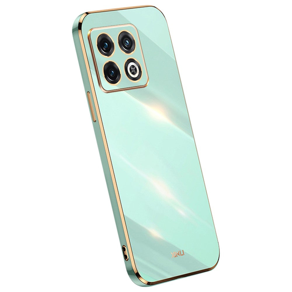 XINLI TPU-mobilskal till OnePlus 10 Pro 5G, galvaniserat stötsäkert heltäckande kameralinsskydd