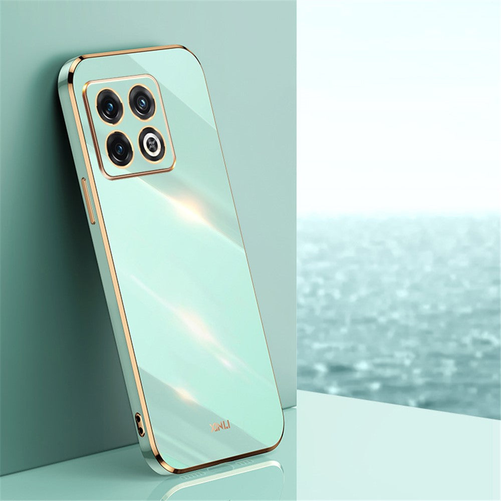XINLI TPU-mobilskal till OnePlus 10 Pro 5G, galvaniserat stötsäkert heltäckande kameralinsskydd