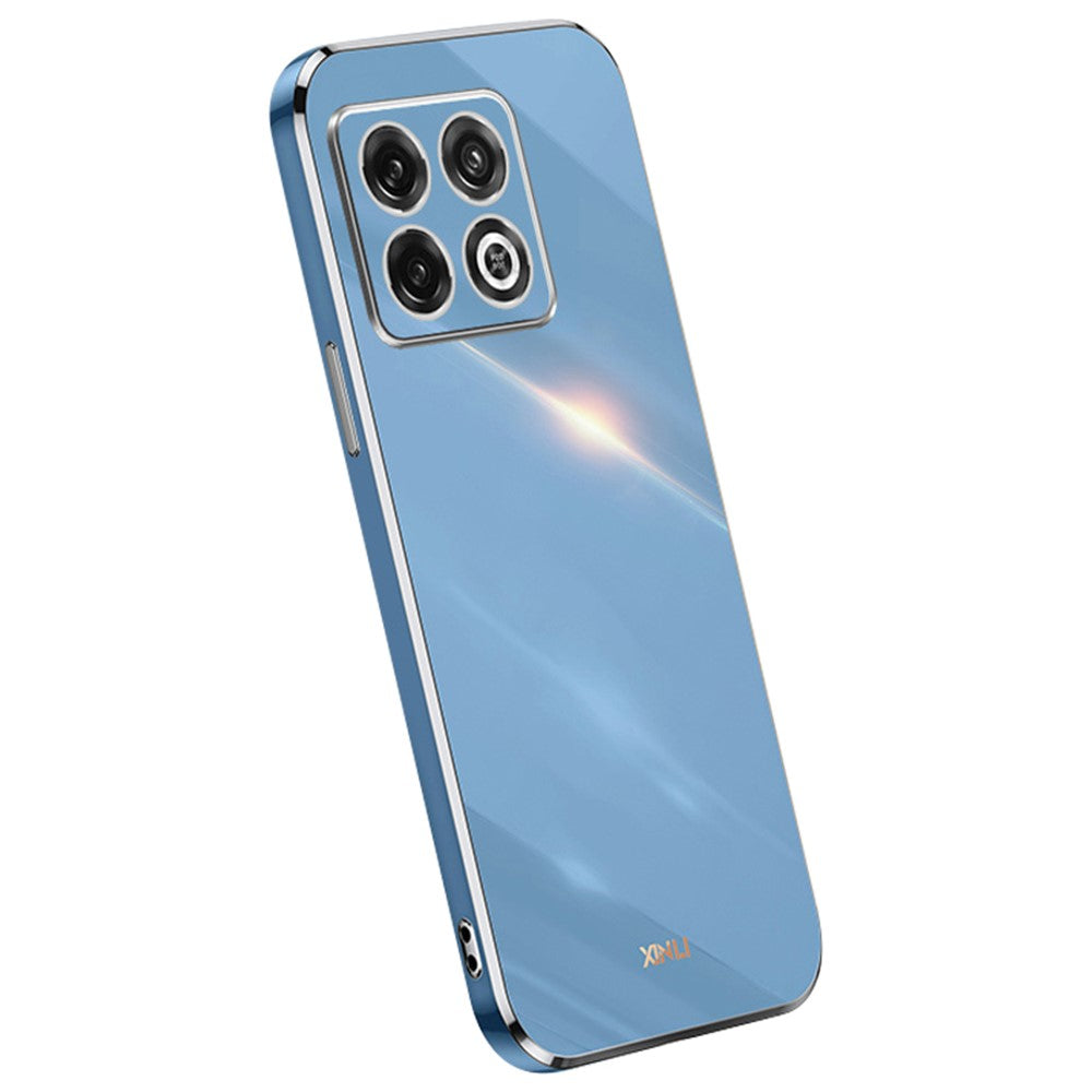 XINLI TPU-mobilskal till OnePlus 10 Pro 5G, galvaniserat stötsäkert heltäckande kameralinsskydd