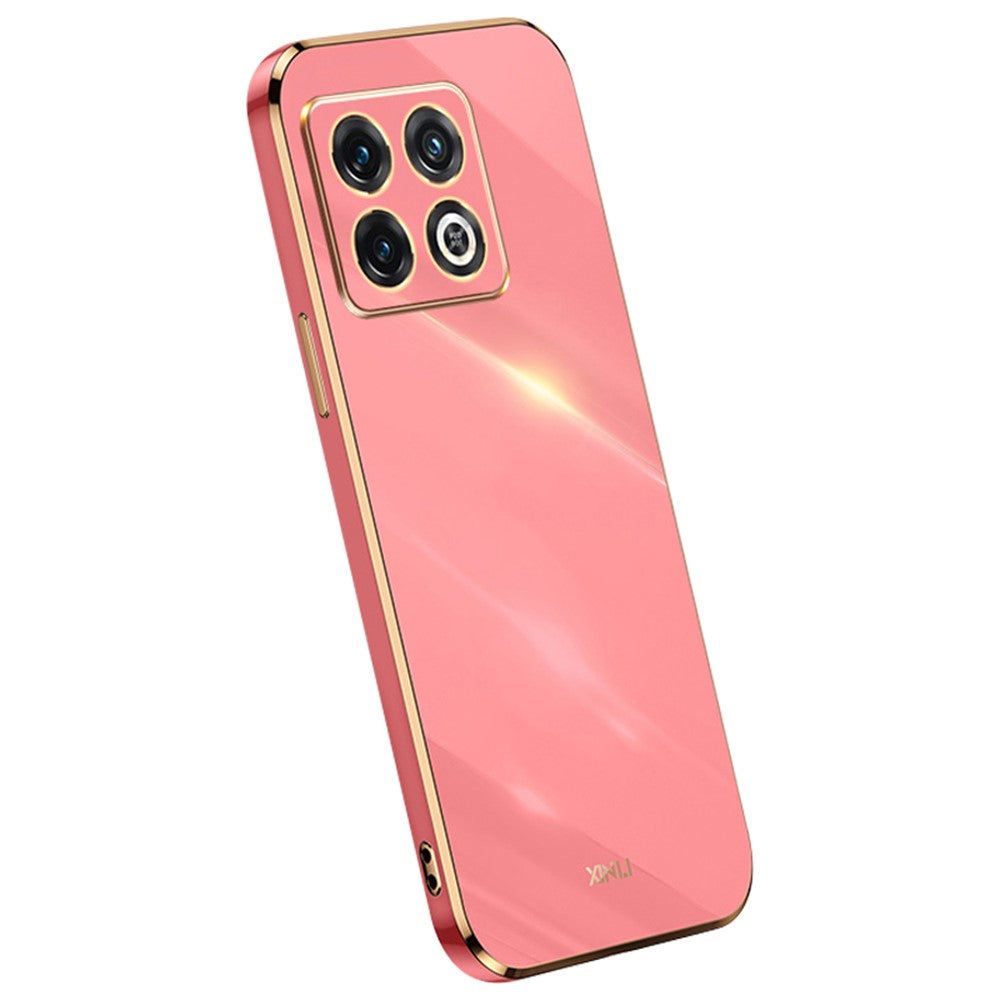 XINLI TPU-mobilskal till OnePlus 10 Pro 5G, galvaniserat stötsäkert heltäckande kameralinsskydd