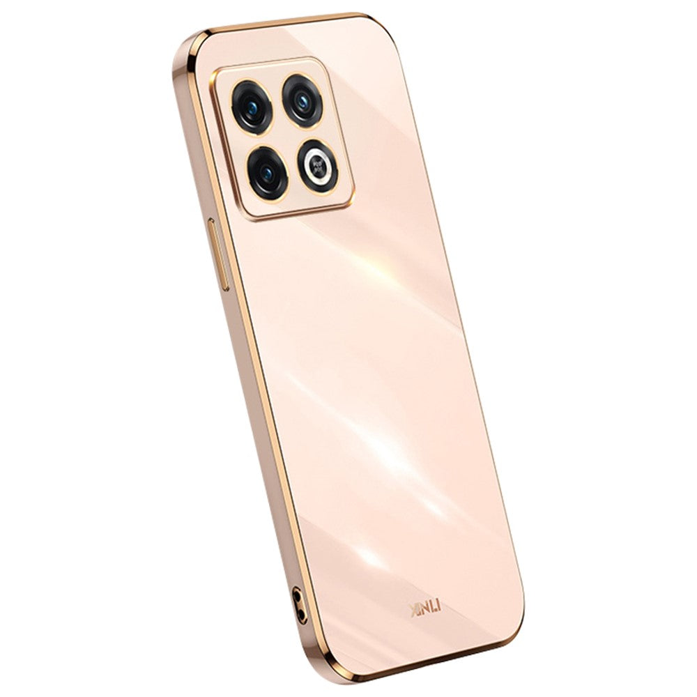 XINLI TPU-mobilskal till OnePlus 10 Pro 5G, galvaniserat stötsäkert heltäckande kameralinsskydd