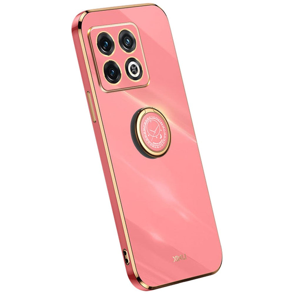 XINLI Stativskal för OnePlus 10 Pro 5G, Stötdämpande Galvaniserat TPU Bakskydd