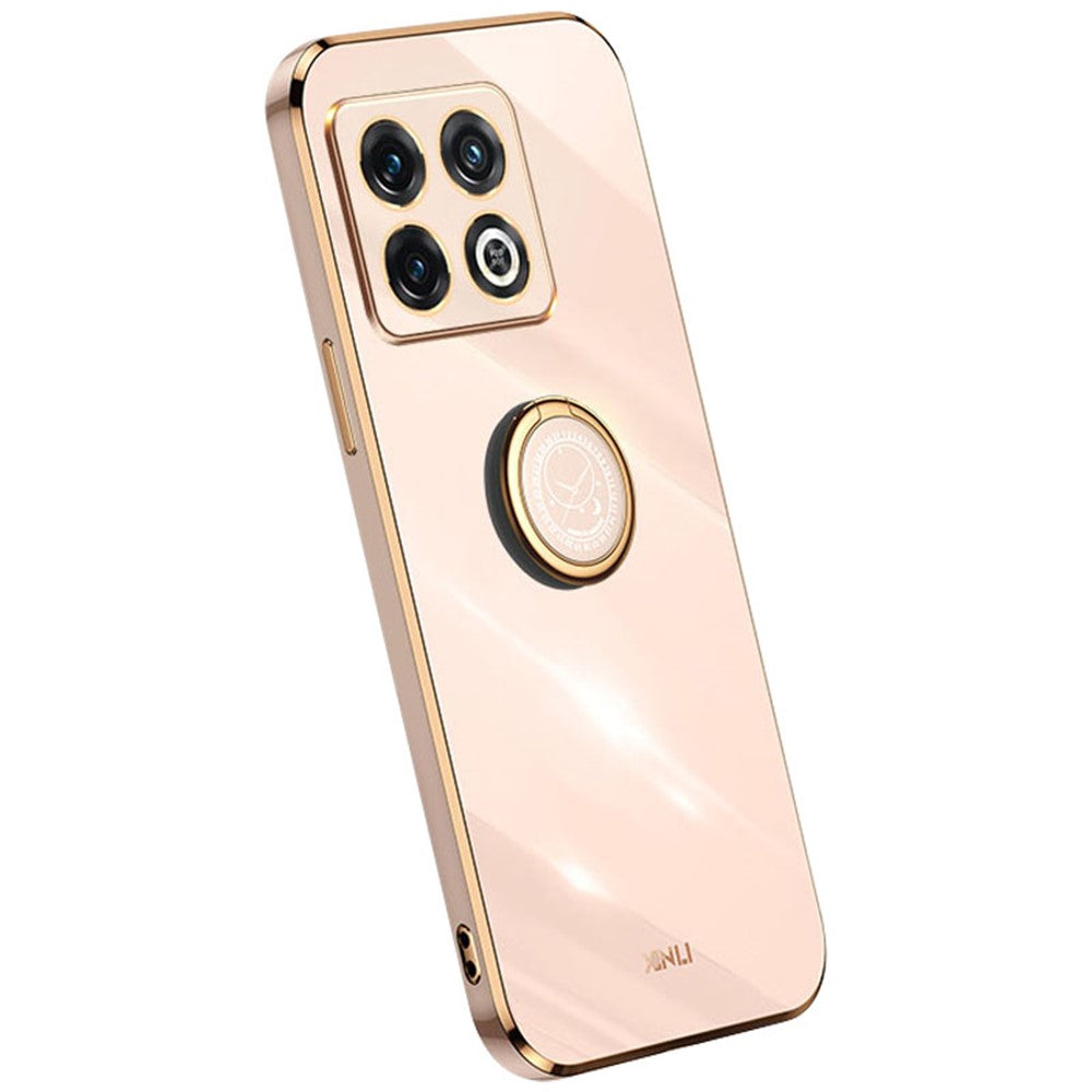 XINLI Stativskal för OnePlus 10 Pro 5G, Stötdämpande Galvaniserat TPU Bakskydd