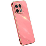 XINLI för OnePlus 10T 5G / Ace Pro 5G reptåligt TPU-mobilskal, galvaniserat heltäckande kameralinsskydd
