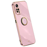 XINLI For Xiaomi Redmi Note 11 Pro 5G (Qualcomm) / 11 Pro 4G (MediaTek) Kickstand Phone Case, Electroplating TPU Back Protector Cover