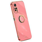 XINLI För Xiaomi Redmi Note 11 Pro 5G (Qualcomm) / 11 Pro 4G (MediaTek) Stativskal, Galvaniserat TPU Bakskydd
