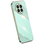 XINLI Scratch Resistant Phone Case for Huawei Mate 50 Pro 4G, Electroplating TPU Back Shell Full Camera Lens Protection Cover