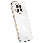XINLI Scratch Resistant Phone Case for Huawei Mate 50 Pro 4G, Electroplating TPU Back Shell Full Camera Lens Protection Cover