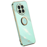 XINLI Kickstand Phone Case for Huawei Mate 50 Pro 4G, Electroplating Bump Poof TPU Back Cover