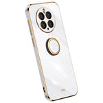 XINLI Kickstand Phone Case for Huawei Mate 50 Pro 4G, Electroplating Bump Poof TPU Back Cover