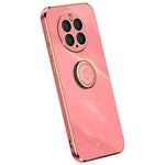 XINLI Kickstand Phone Case for Huawei Mate 50 Pro 4G, Electroplating Bump Poof TPU Back Cover