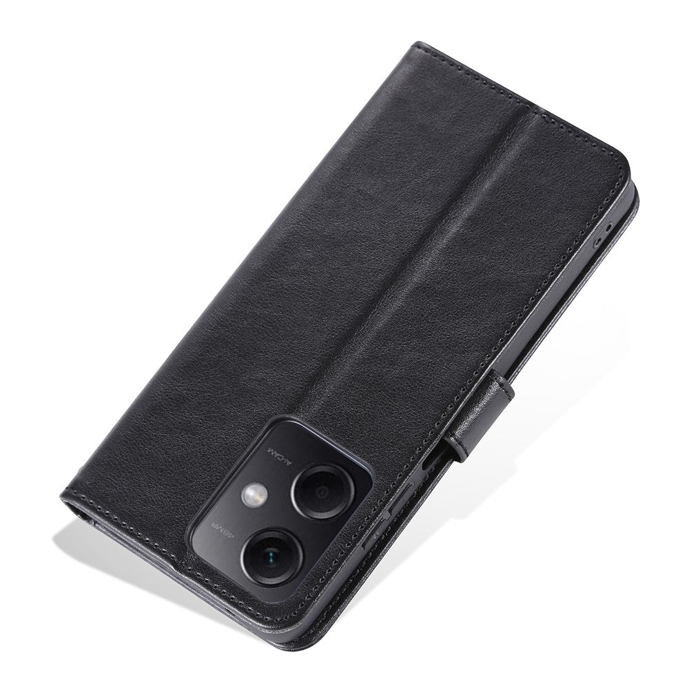 AZNS för Xiaomi Redmi Note 12 5G (Global) / (Indien) / (Kina) / Poco X5 5G PU-läderfodral med plånboksfodral och stativ