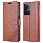 AZNS för Xiaomi Redmi Note 12 5G (Global) / (Indien) / (Kina) / Poco X5 5G PU-läderfodral med plånboksfodral och stativ