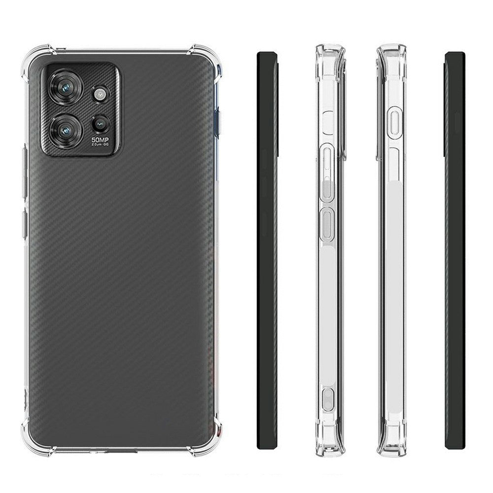 For Motorola ThinkPhone 5G Anti-Slip Clear Phone Case Reinforced Corners TPU Protective Phone Cover