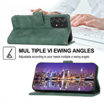 DIERFENG DF-03 PU Leather Wallet Phone Case for Samsung Galaxy A52 4G / 5G / A52s 5G, Flip Stand Lines Imprinted Phone Cover