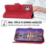 DIERFENG DF-03 Mobile Phone Cover for Samsung Galaxy A32 5G / M32 5G, Lines Imprinted PU Leather Stand Wallet Phone Case