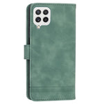DIERFENG DF-03 Phone Case for Samsung Galaxy A22 4G (EU Version), Stand Wallet Lines Imprinted Leather Cover