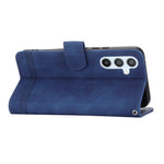 DIERFENG DF-03 Mobile Phone Leather Case for Samsung Galaxy A54 5G, Lines Imprinted Stand Wallet Phone Cover