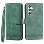 DIERFENG DF-03 Mobile Phone Leather Case for Samsung Galaxy A54 5G, Lines Imprinted Stand Wallet Phone Cover